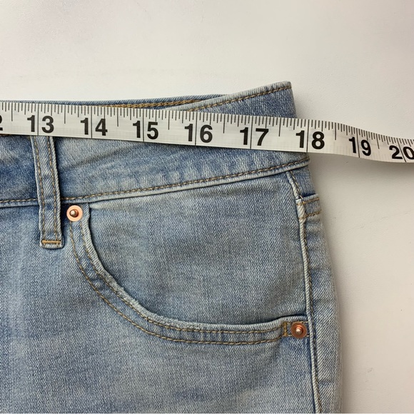 Wild Fable Womens Distressed Highest Rise Skinny Jean Light Wash Size 16 - Picture 8 of 12